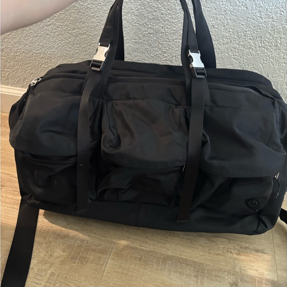 Lululemon Athletica Black Travel Duffel Bag